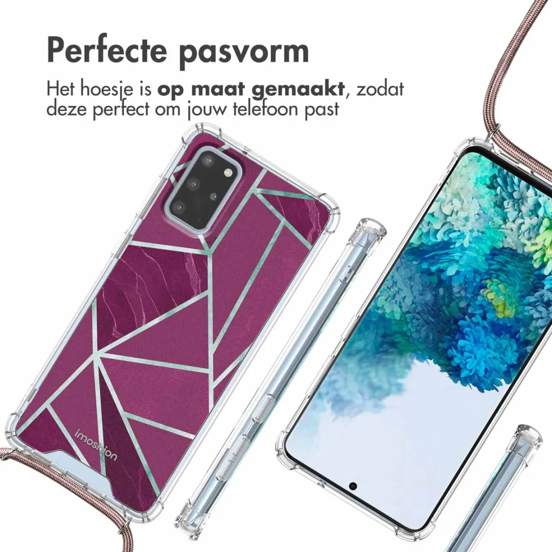 imoshiion Hoesje Samsung Galaxy S20 Plus Bordeaux Graphic