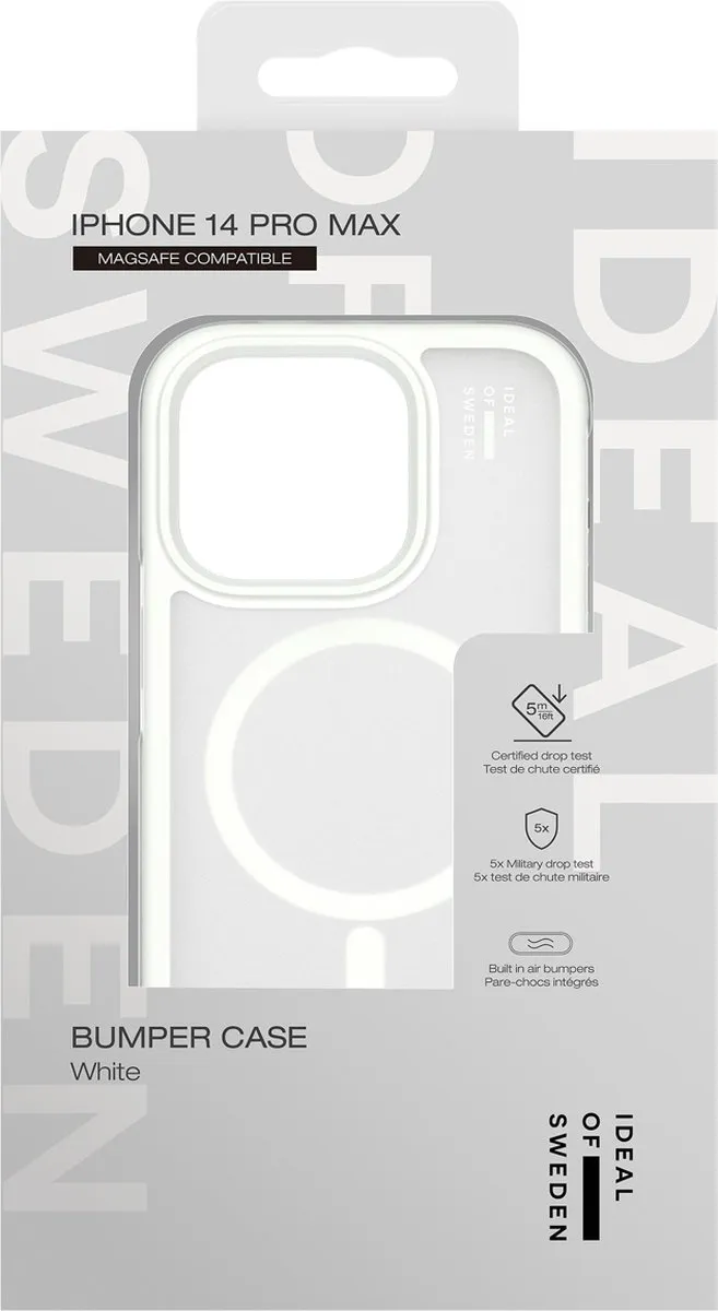 iDeal of Sweden Bumper Case iPhone 14 Pro Max - Cloudy White - IDBPCMS-I2267P-517