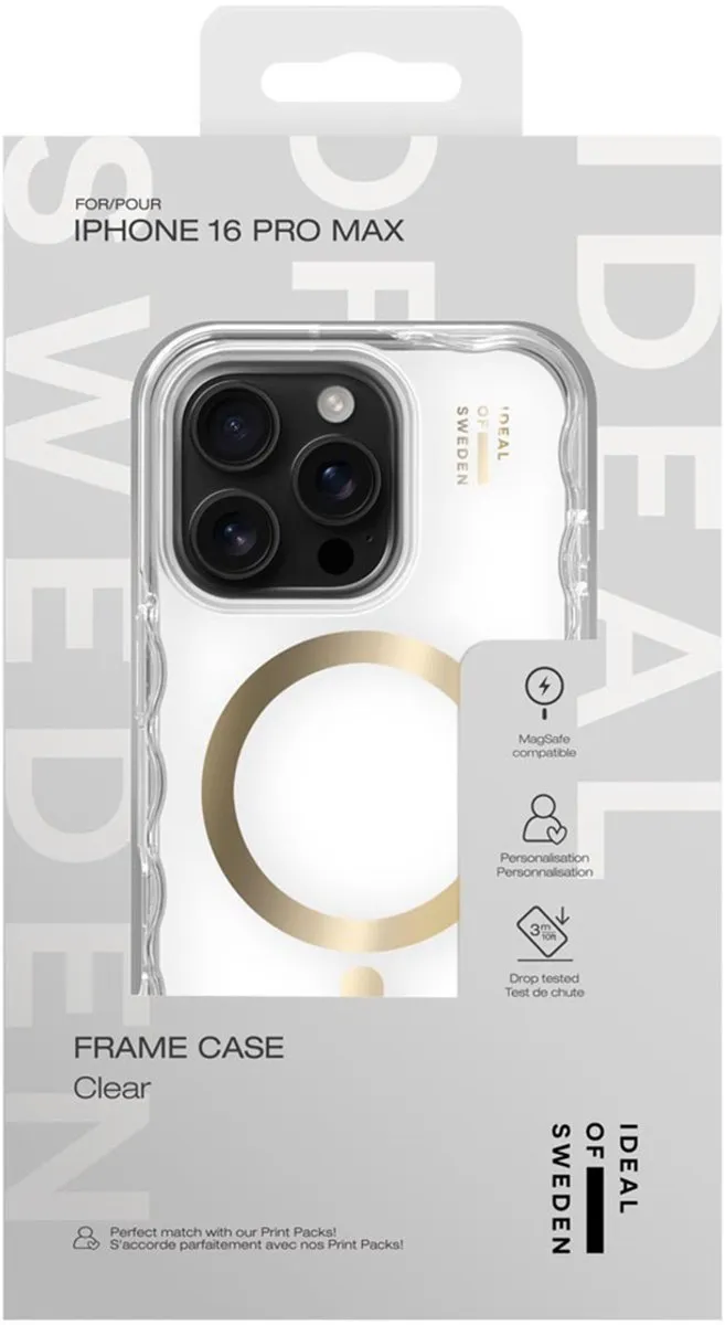 iDeal of Sweden Frame Case iPhone 16 Pro Max - Transparant - IDFRCMS-I2467P-471