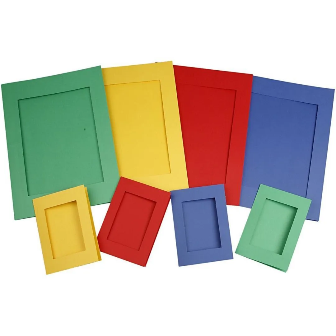 Creativ Company Creotime Passepartout Multicolor - 120 Stuks