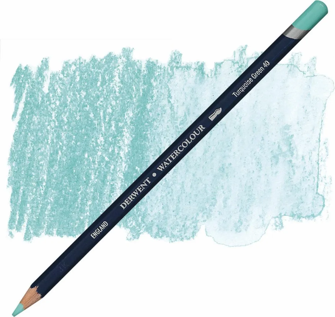 Derwent Watercolour Potlood Turquoise Green