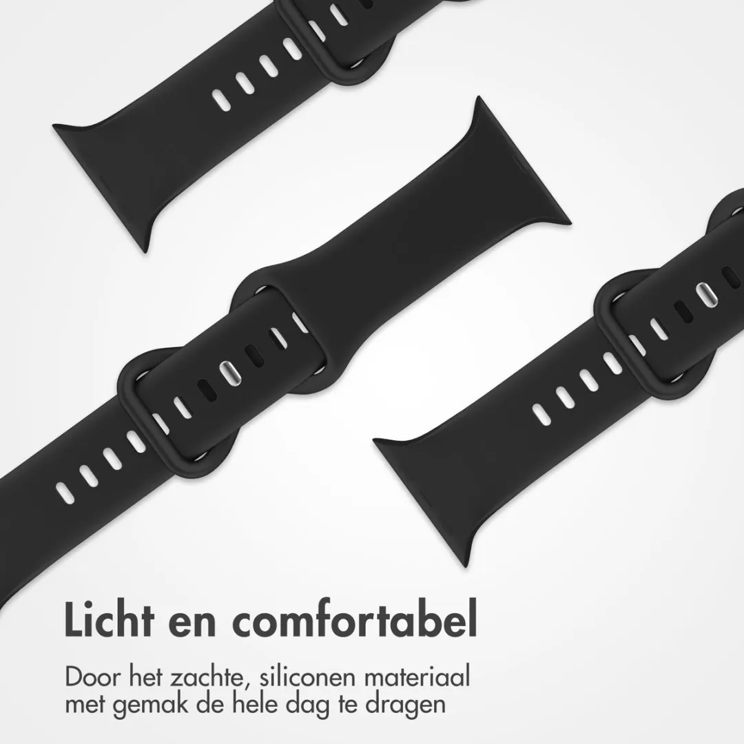 Imoshion Siliconen Bandje Google Pixel Watch 3/4 45mm - Maat S - Zwart