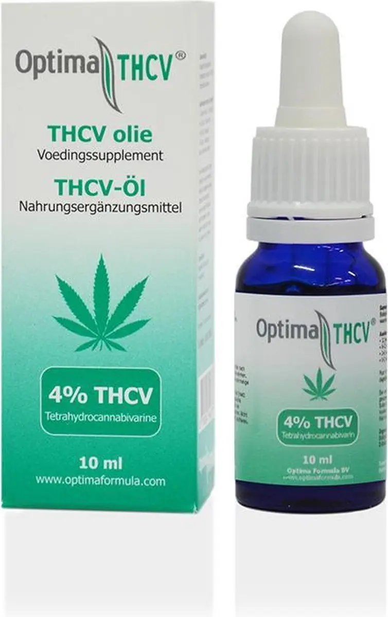 THCV olie 4%, Optima Formula, 100% zuivere THCV olie, 10ml, Tetrahydrocannabivar