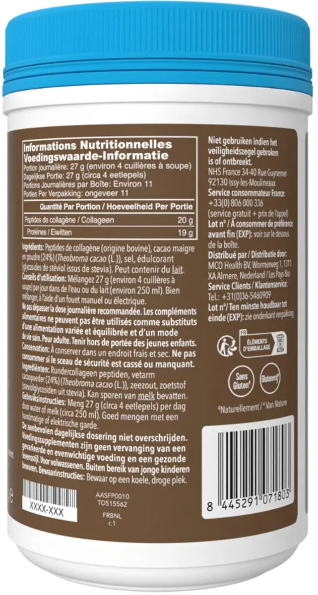 Vital Proteins Collagen Peptides Cacaosmaak - 2x 297g - afbeelding 4 van 6