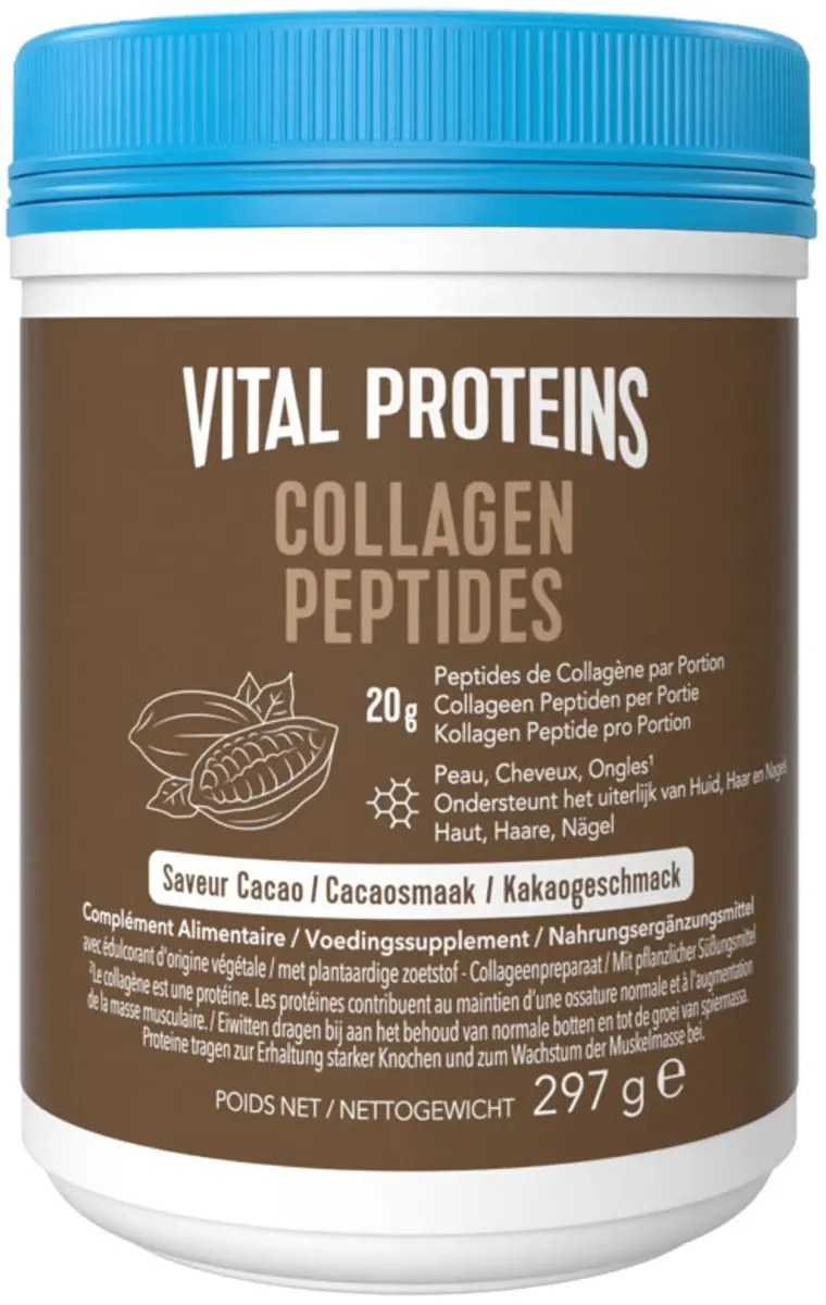 Vital Proteins Collagen Peptides Cacaosmaak - 2x 297g - afbeelding 6 van 6