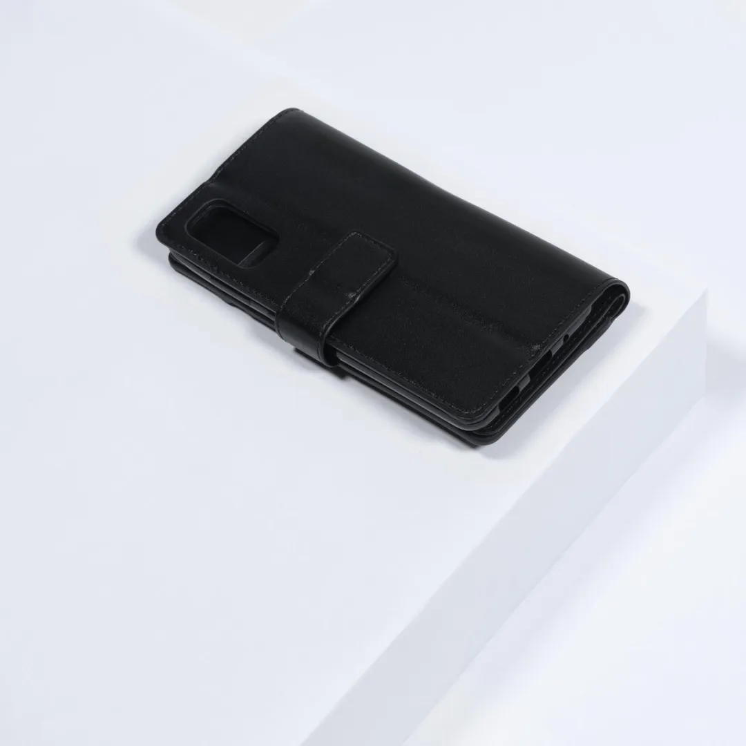 BMAX Leren Bookcase Hoesje Samsung Galaxy S20 - 10 Pashouders - Zwart