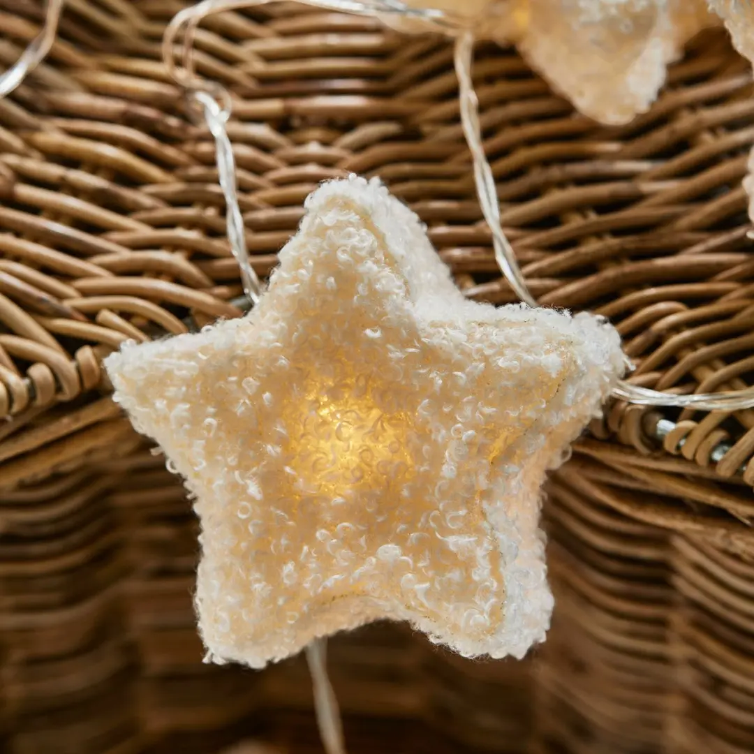 Loberon Starwhisper Lichtsnoer - 10 Sterren - Crème - afbeelding 4 van 5