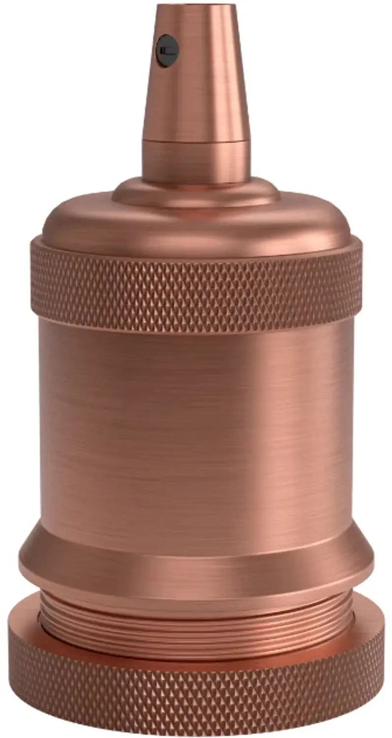 Calex Peak E27 Lamphouder - Max 60W - Mat Koper - afbeelding 2 van 5