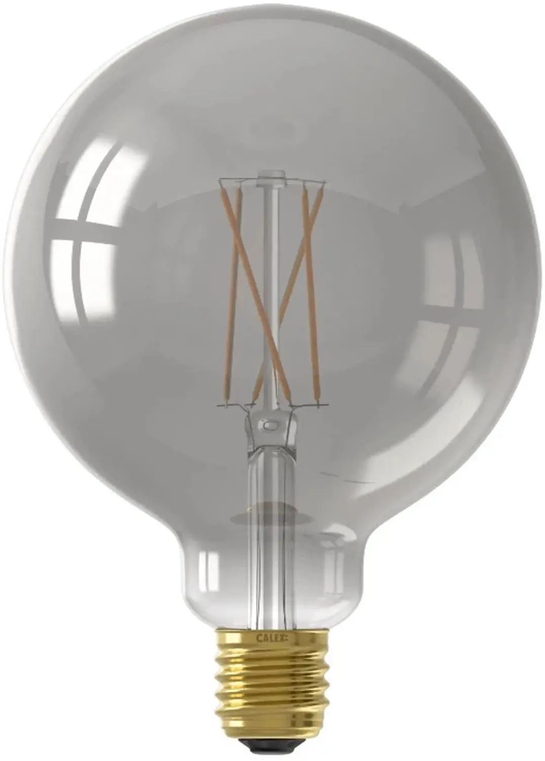 Calex Smart Globe G125 Smokey Straight 7W E27 - 3x - afbeelding 2 van 3