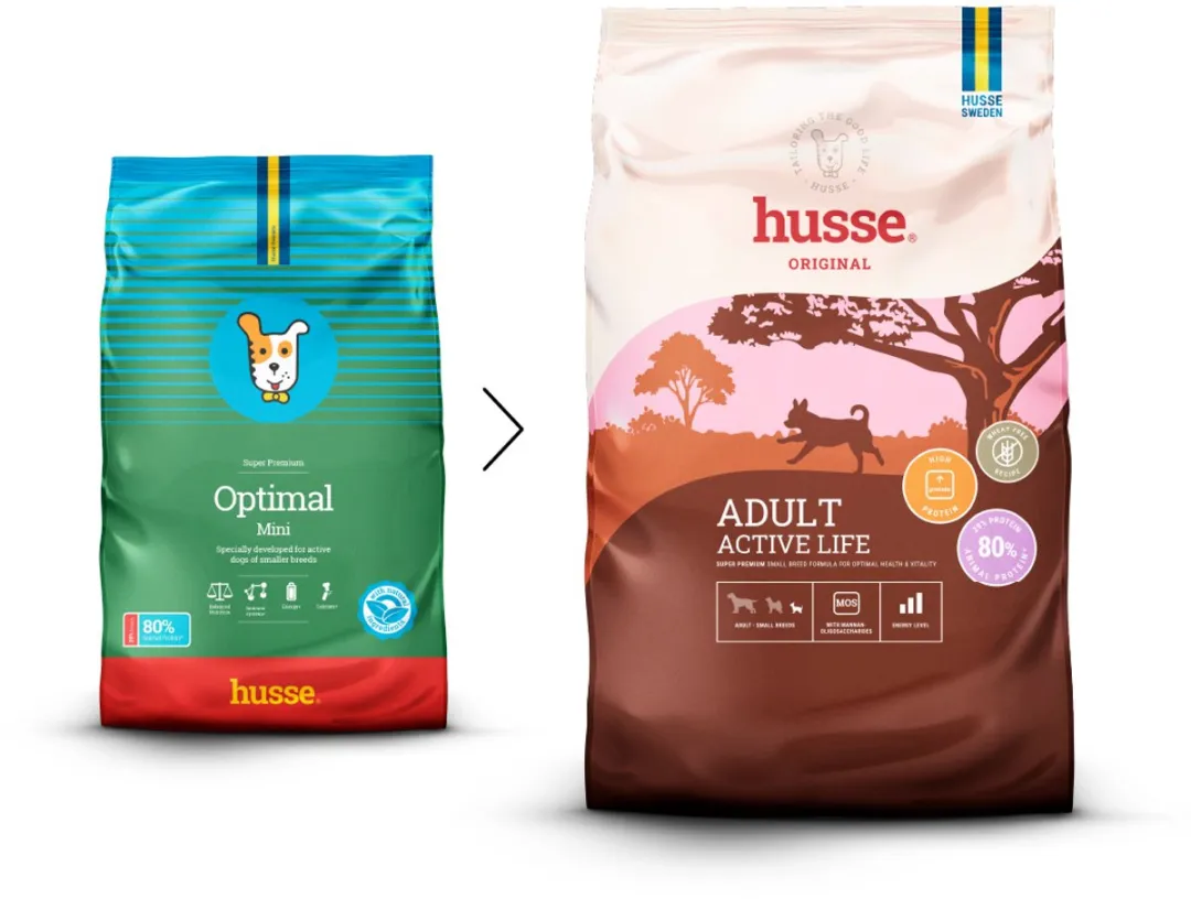 Husse Optimal Mini Proefpakket Hondenbrokken