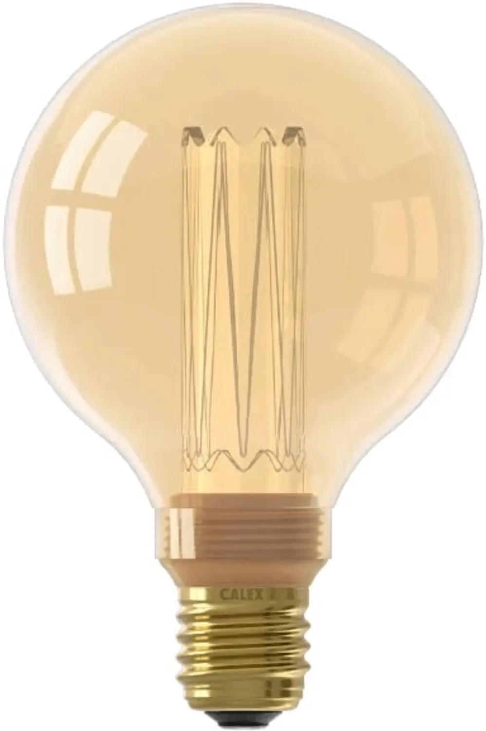 Calex E27 LED Globelamp Glasfiber Goud 3.5W