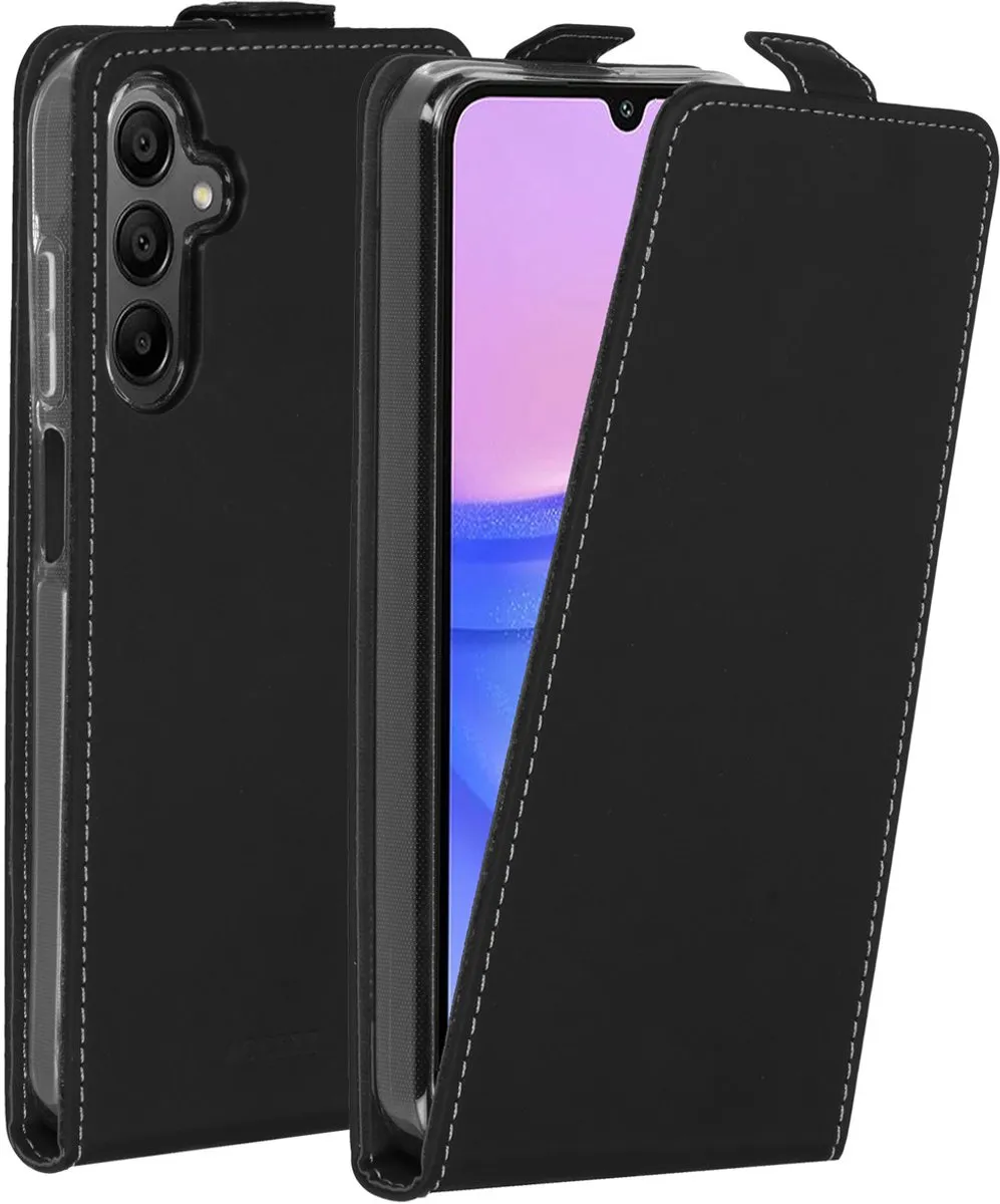 Accezz Hoesje Samsung Galaxy A15 Flipcase - Zwart