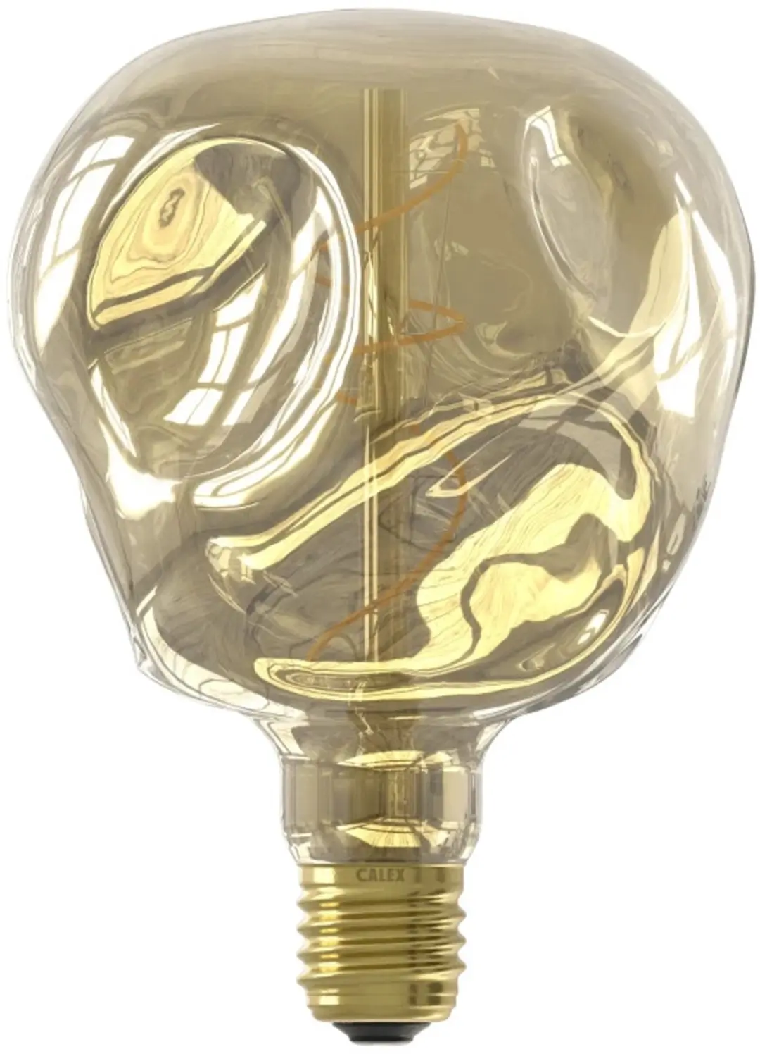 Calex E27 LED Globelamp Organic Neo Champagne - 4W - 3x - afbeelding 2 van 3