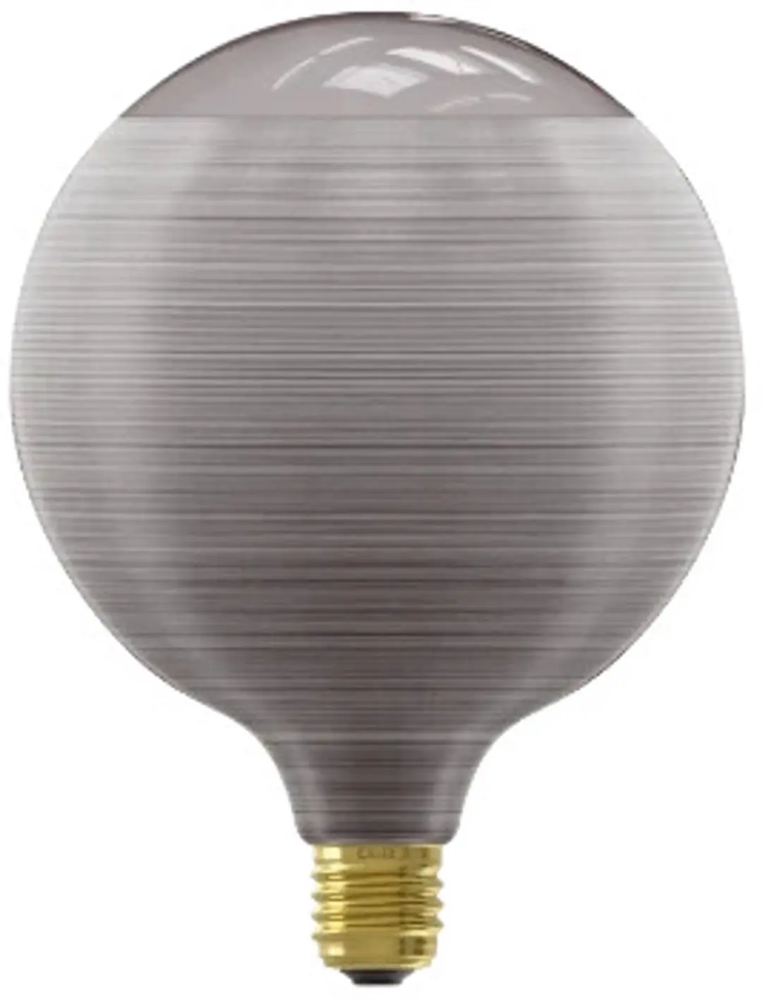 Calex E27 LED Globelamp Silk 4W 1800K - Grijs - 3x - afbeelding 3 van 4
