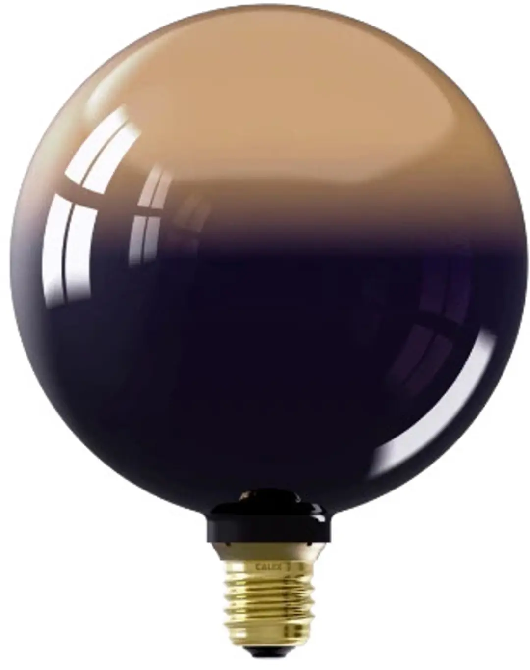 Calex Inception E27 LED Globelamp Zwart 3.5W 1800K - 3x - afbeelding 2 van 3