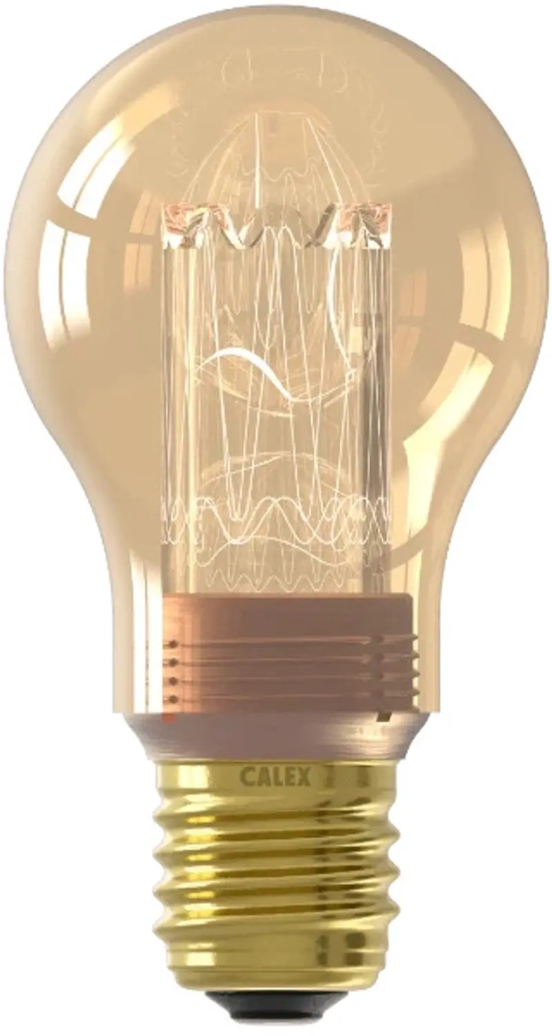 Calex E27 LED Lamp Glassfiber Goud 3.5W 1800K