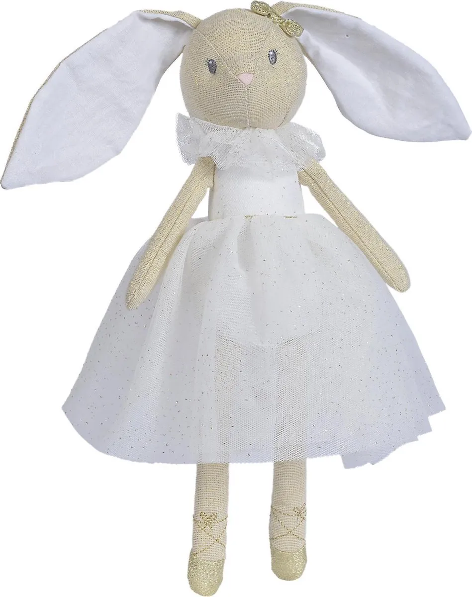 Nicotoy Konijn Ballerina Knuffelpop