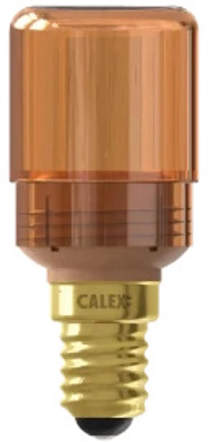 Calex E14 LED Buislamp 2.3W 1800K Dimbaar - Goud - 5x - afbeelding 2 van 3