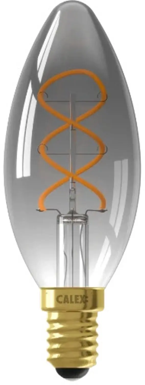 Calex E14 LED Kaarslamp Titanium 4W - 1800K - Dimbaar - 5x - afbeelding 3 van 3