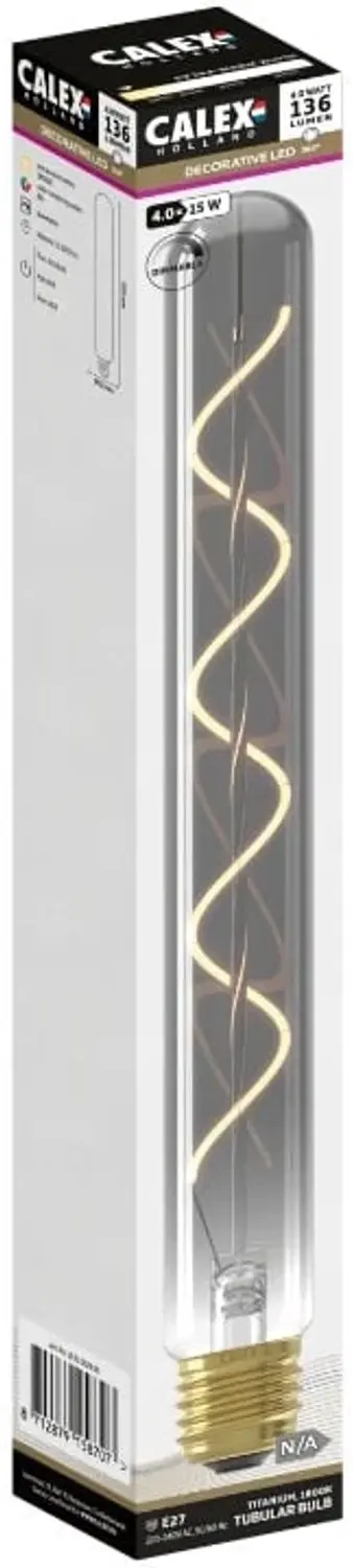 Calex E27 LED Buislamp 4W 1800K - 10x - afbeelding 5 van 6