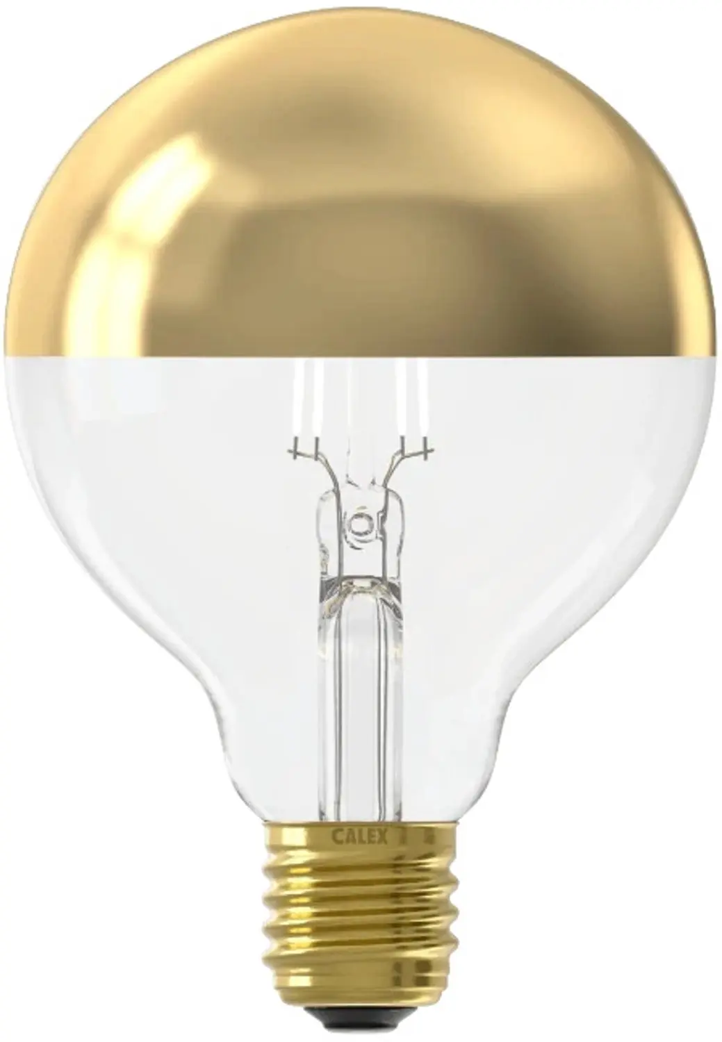 Calex E27 LED Globelamp Top Mirror Goud