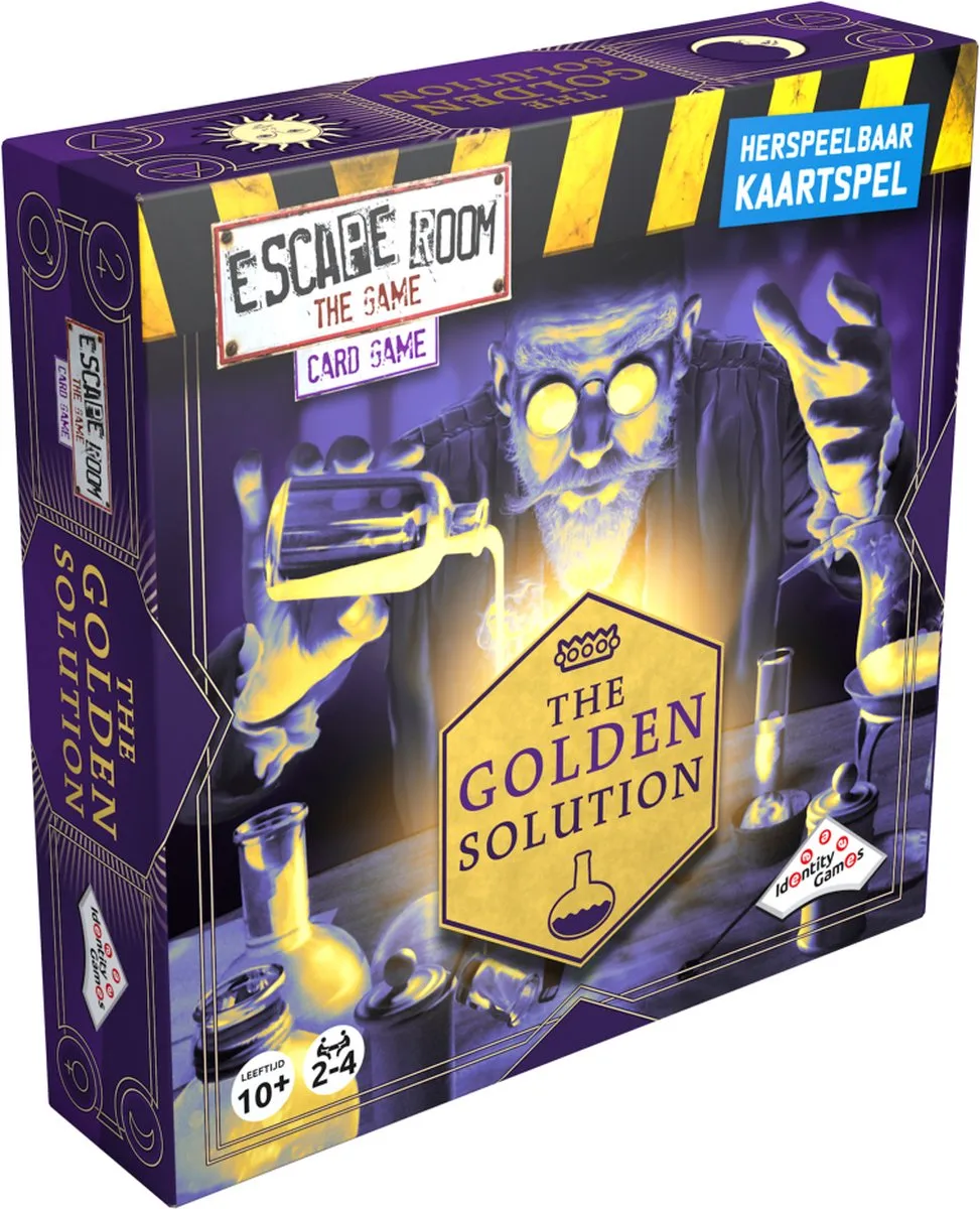 Identity Games Escape Room The Golden Solution Kaartspel