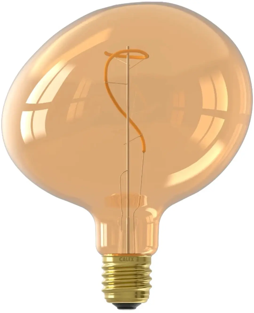 Calex Pebble E27 LED Lamp - 4W 1800K - Goud - 3x - afbeelding 2 van 2