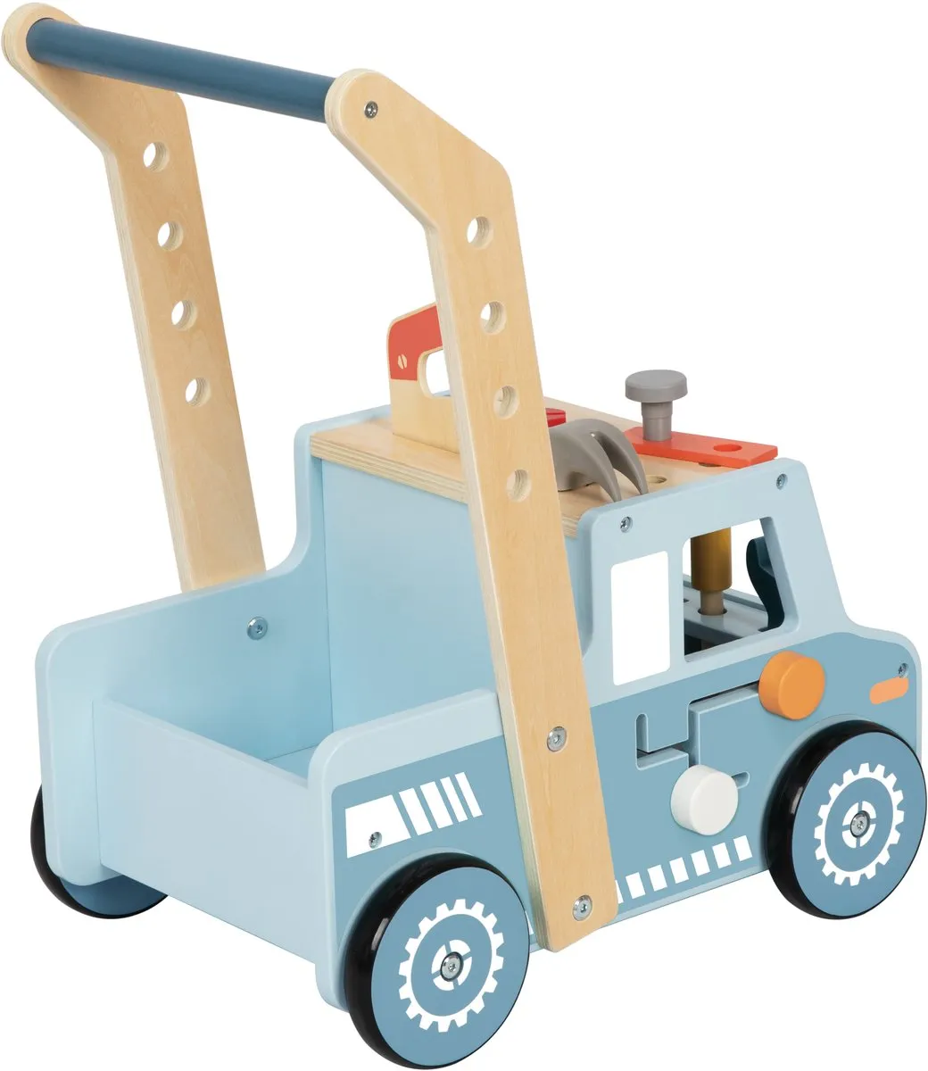 Tooky Toy Houten Klus Loopwagen - Multicolor