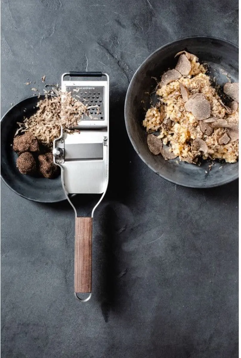 Microplane Master Truffel Tool 2-in-1 - Zilver - afbeelding 3 van 6