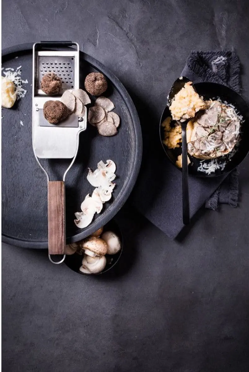 Microplane Master Truffel Tool 2-in-1 - Zilver - afbeelding 4 van 6