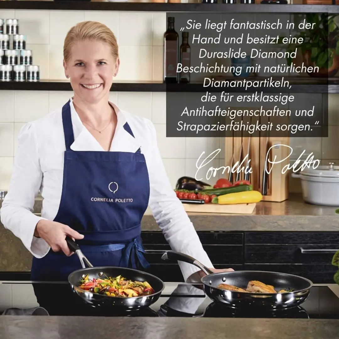 Zwilling Cornelia Poletto Koekenpan 28cm - Diamant Coating - afbeelding 2 van 6