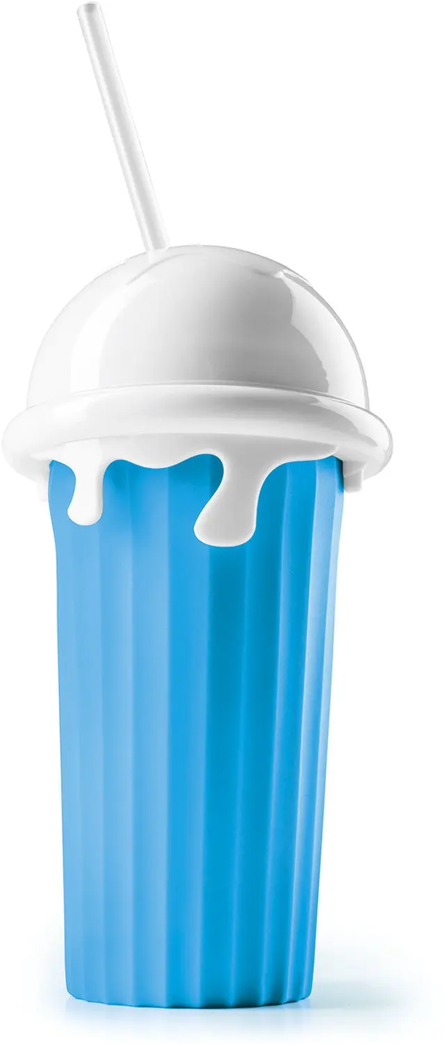 GOURMETmaxx Slushy Ice Maker 330ml blauw/wit