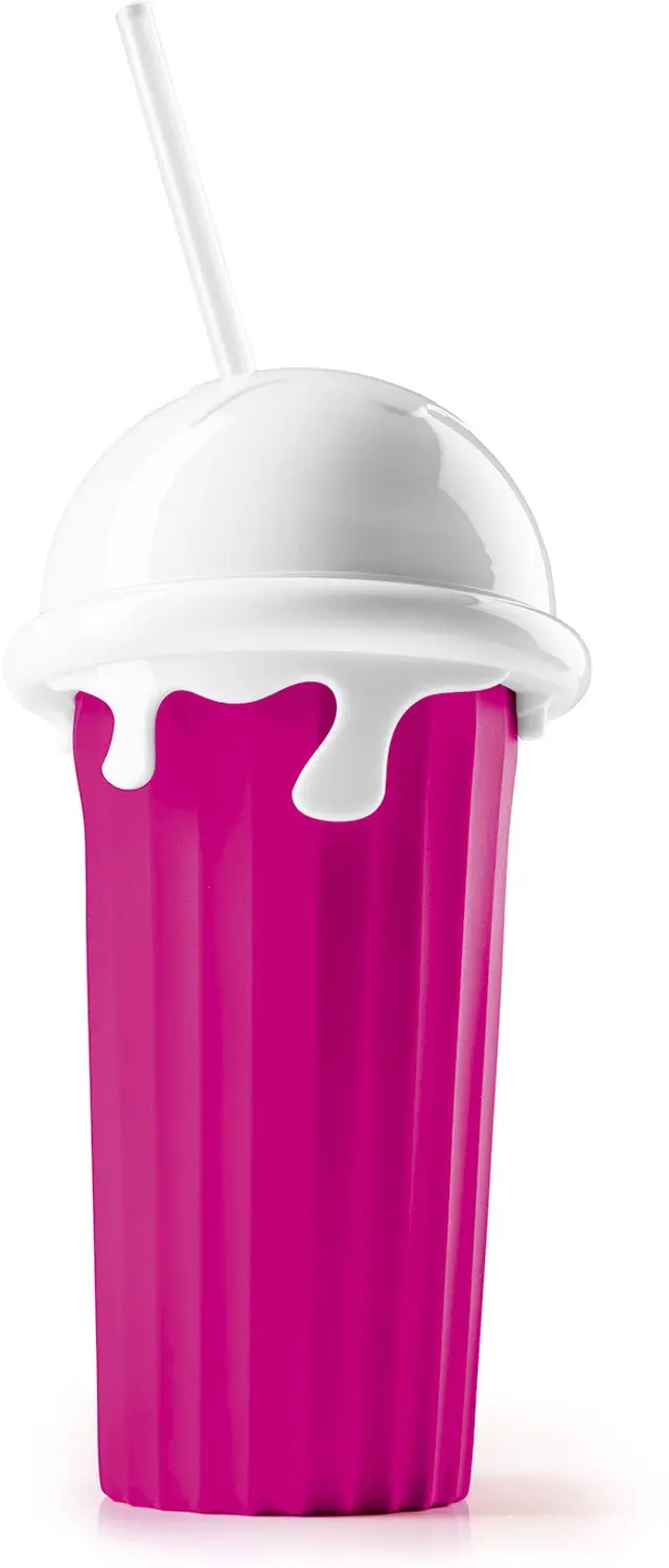 GOURMETmaxx Slushy Ice Maker 330ml roze/wit