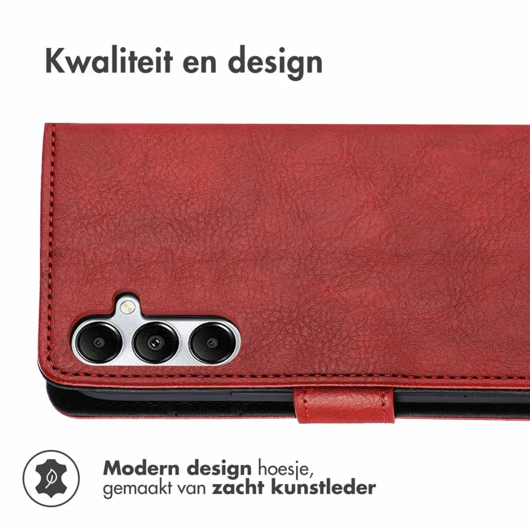 Imoshion Hoesje Samsung Galaxy A35 - 3 Pasjes - Rood