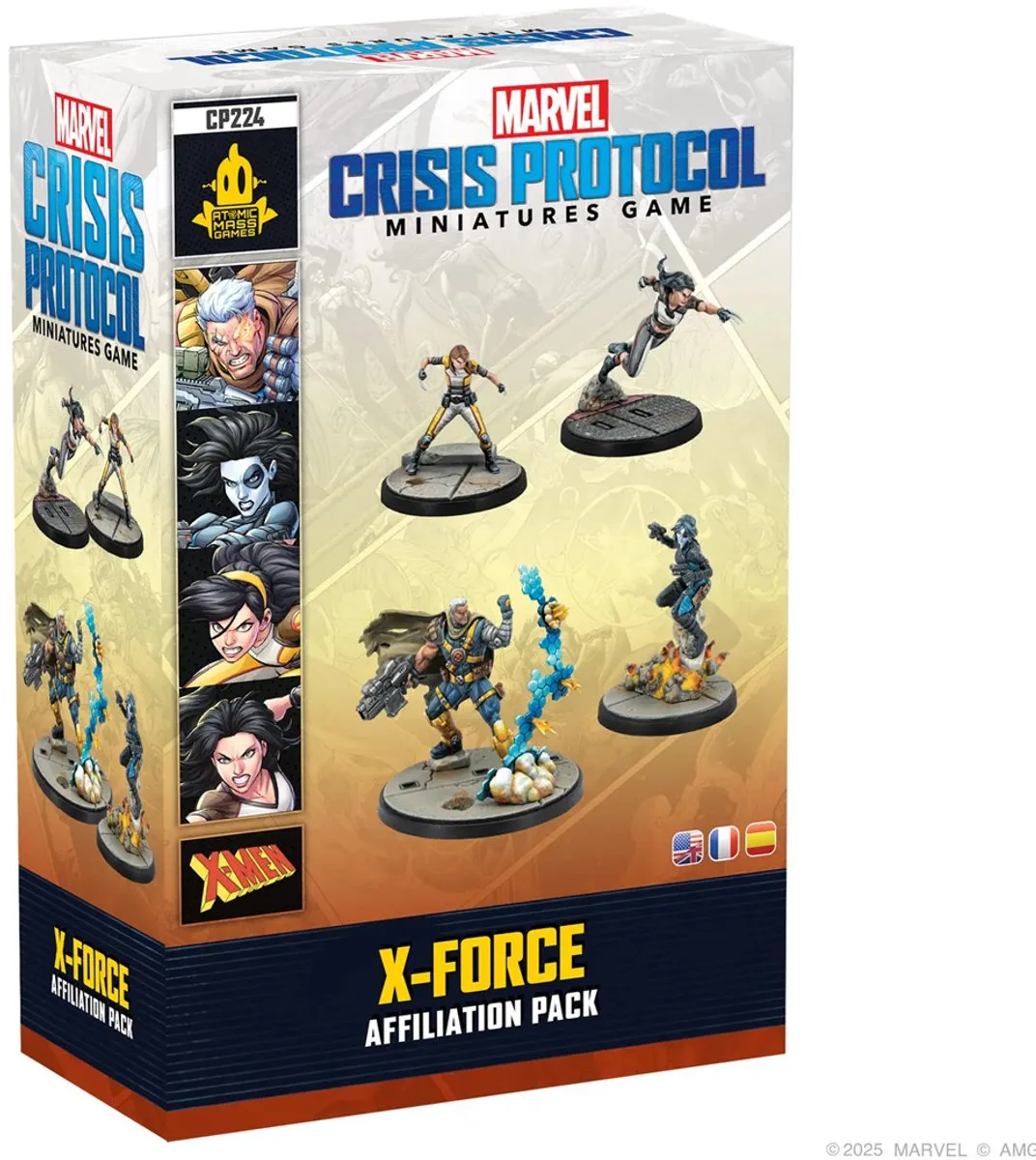 Marvel Crisis Protocol X-Force Affiliation Pack Miniaturen