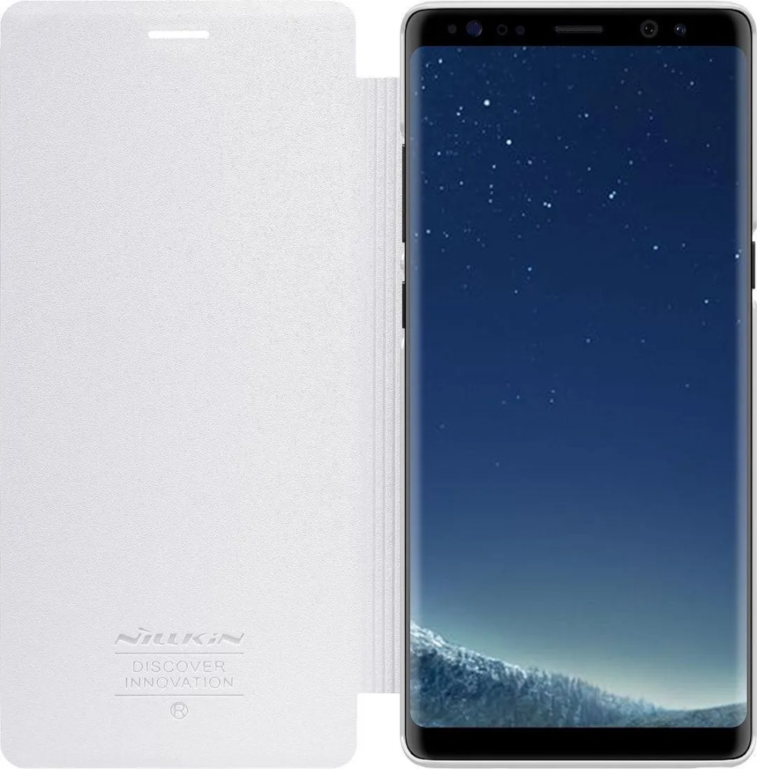 Nillkin Bookcase Hoesje Samsung Galaxy Note8 - Wit - afbeelding 3 van 3