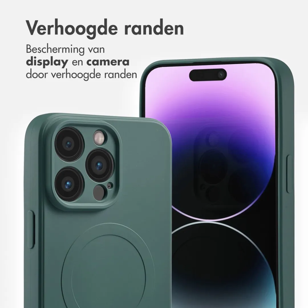 Imoshion Hoesje iPhone 14 Pro Max - MagSafe Donkergroen