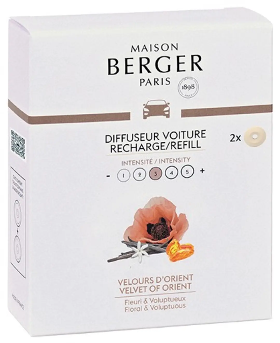 Maison Berger Autoparfum Navulling Velvet of Orient