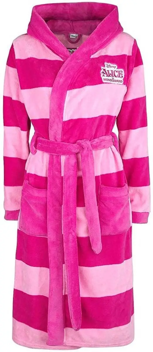 Alice in Wonderland We're All Mad Here Badjas roze Polyester -