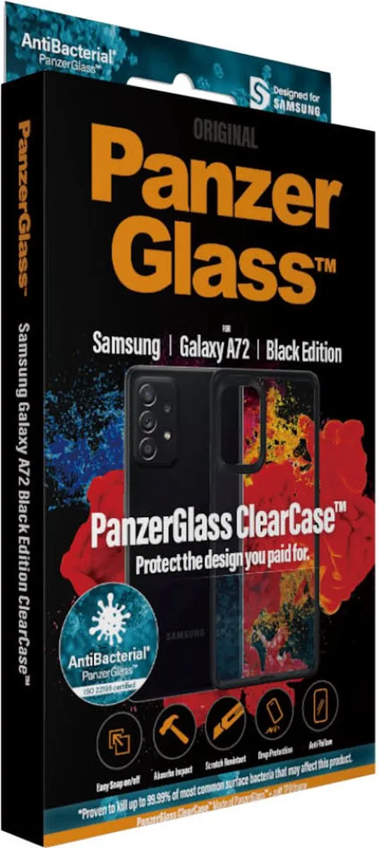 PanzerGlass ClearCase PZ-0296 - Samsung Galaxy A72 - Transparant