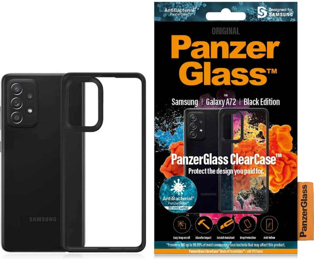 PanzerGlass ClearCase PZ-0296 - Samsung Galaxy A72 - Transparant