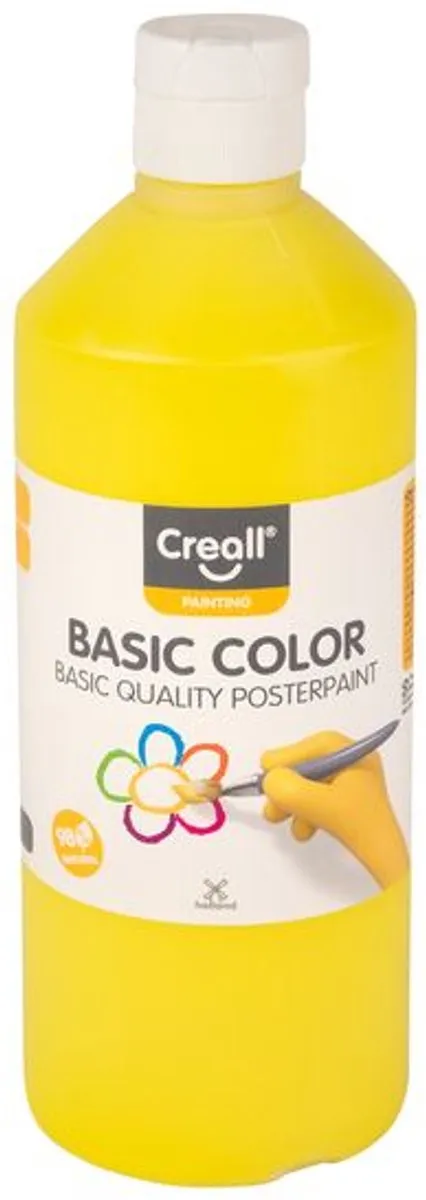 Creall Gele Plakkaatverf 500ml - Waterbasis