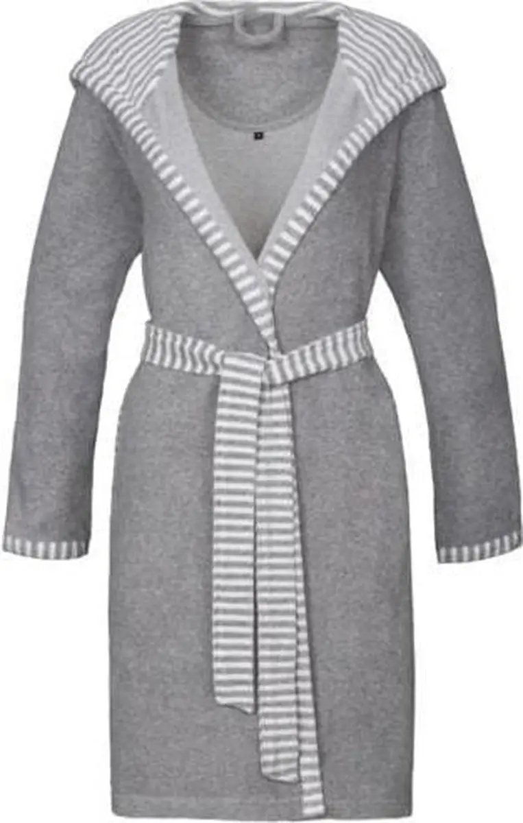 Badjas Juno Grey Melange XL