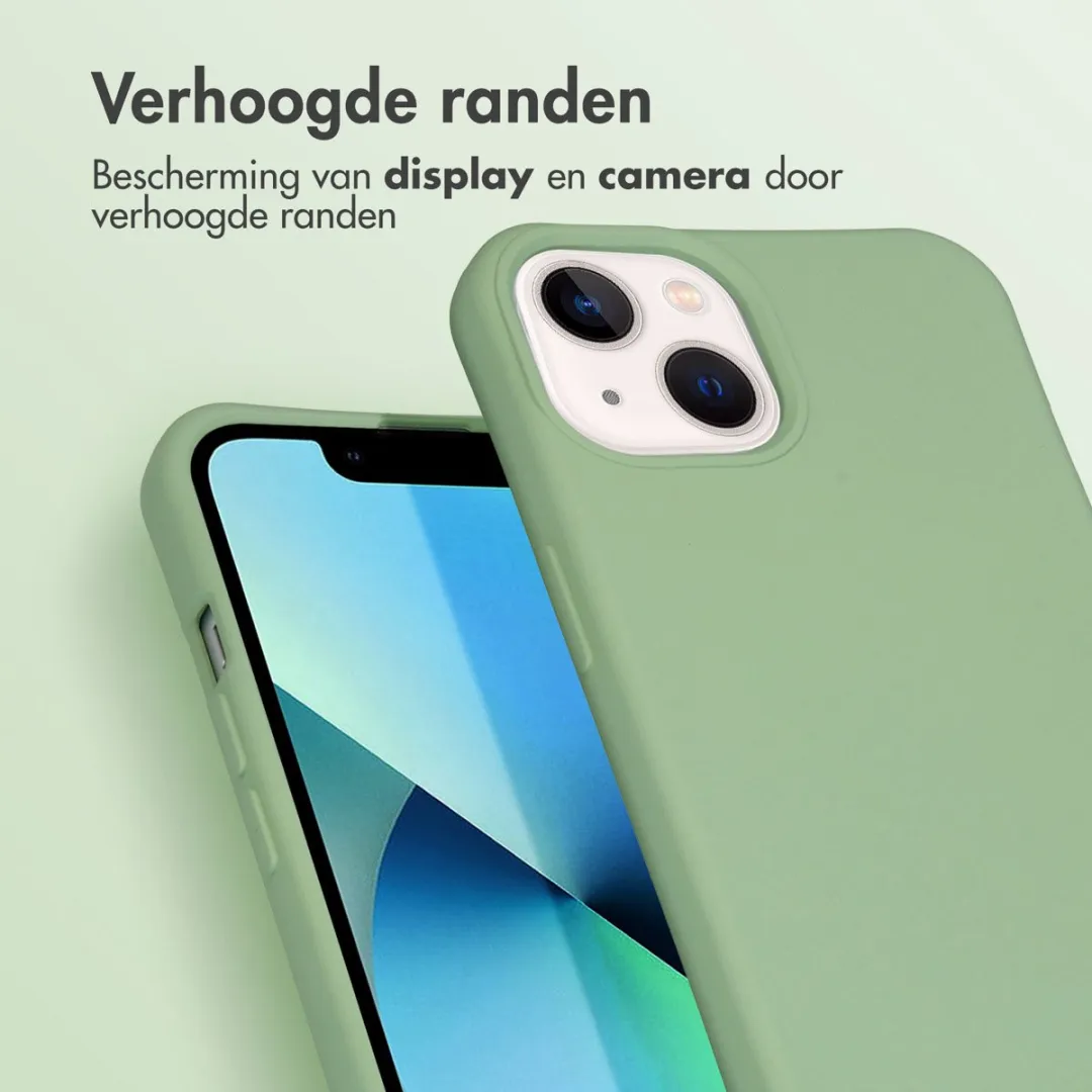 Imoshion iPhone 13 Hoesje Groen - Met afneembaar koord