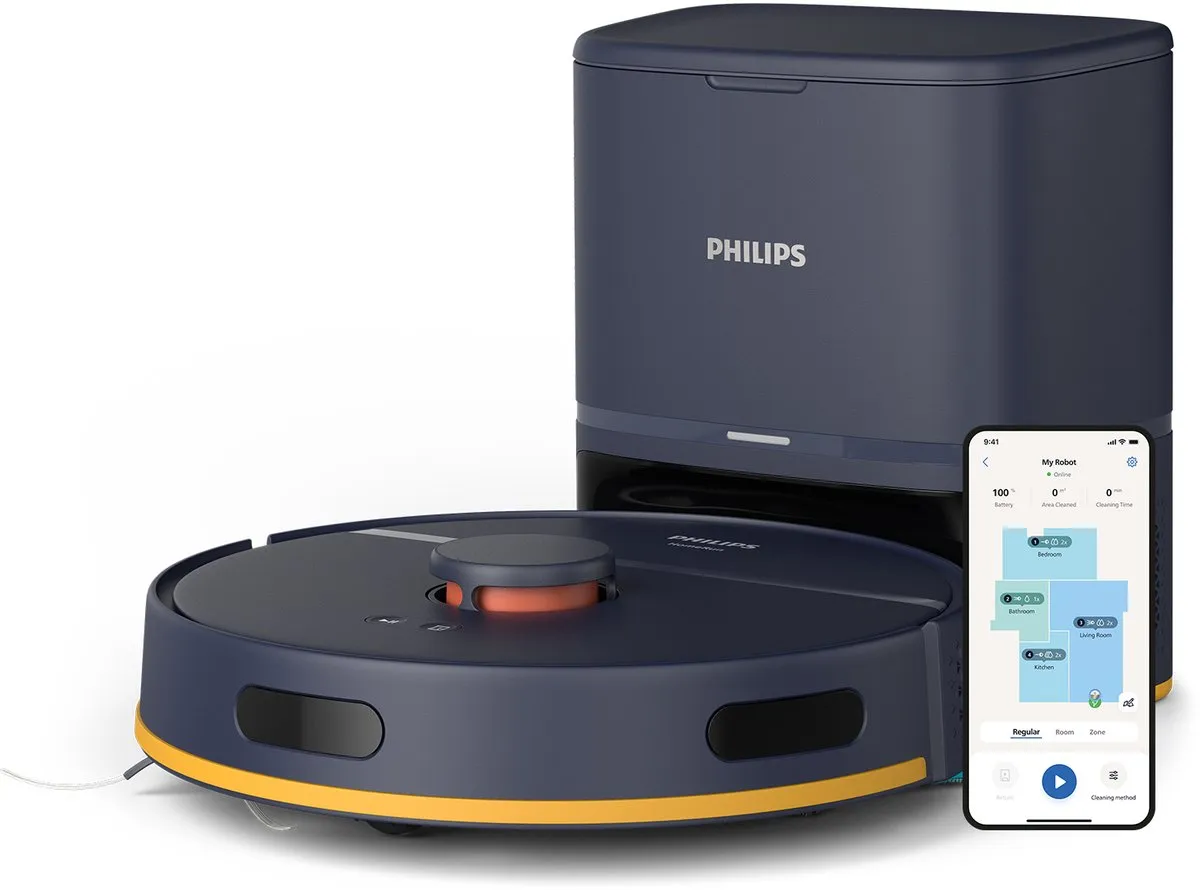 Philips HomeRun 2000 XU2100/15 Robotstofzuiger met Dweilfunctie