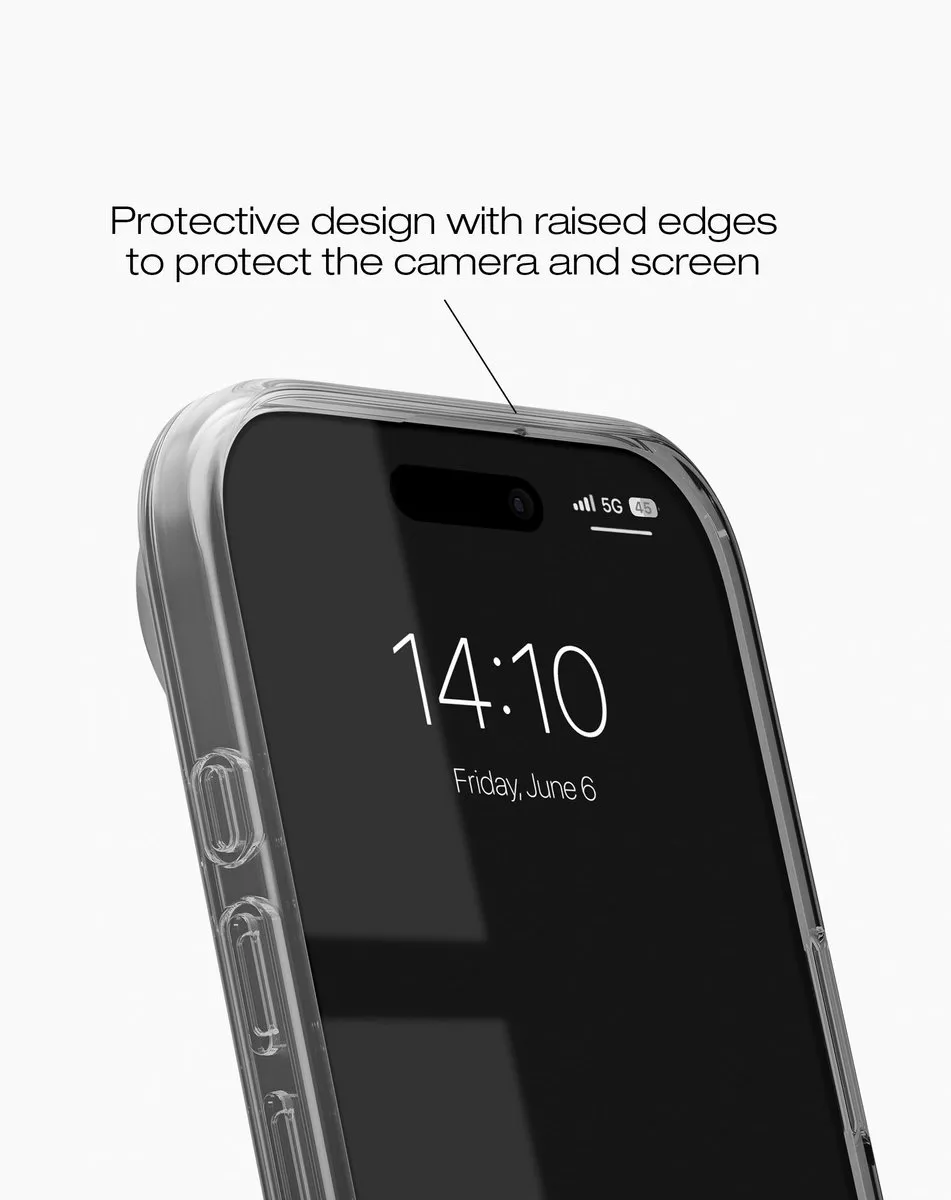 iDeal of Sweden Clear Case iPhone 17 Air - Tinted Black