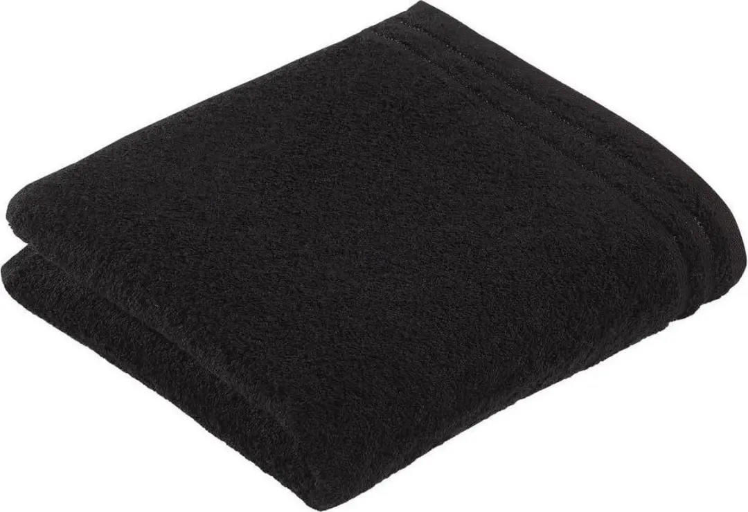 Vossen handdoek Calypso feeling 50x100 schwarz