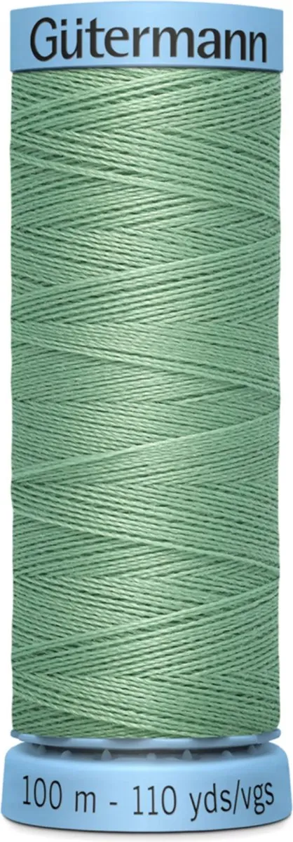 Gutermann Zijde Garen 913 - 100m - Zwart/Grijs/Wit