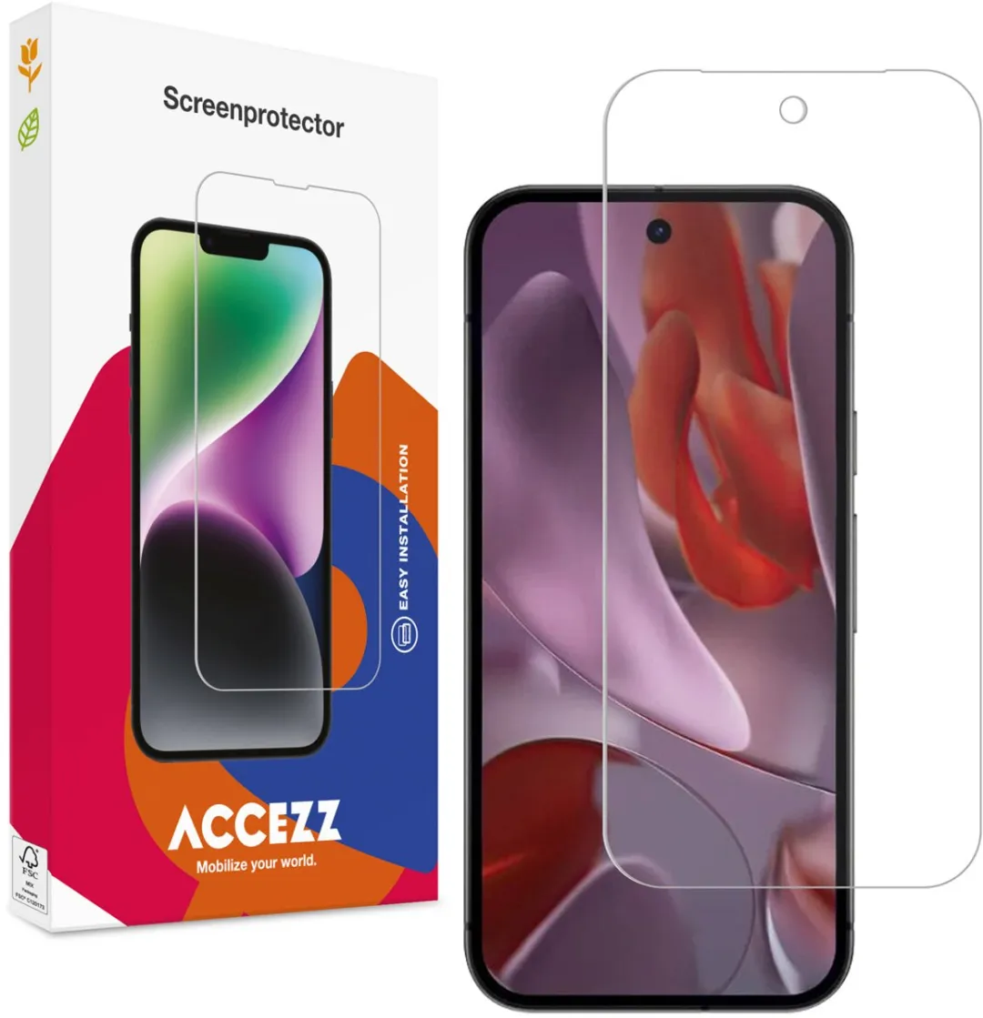 Accezz Screenprotector Google Pixel 9a - Gehard Glas