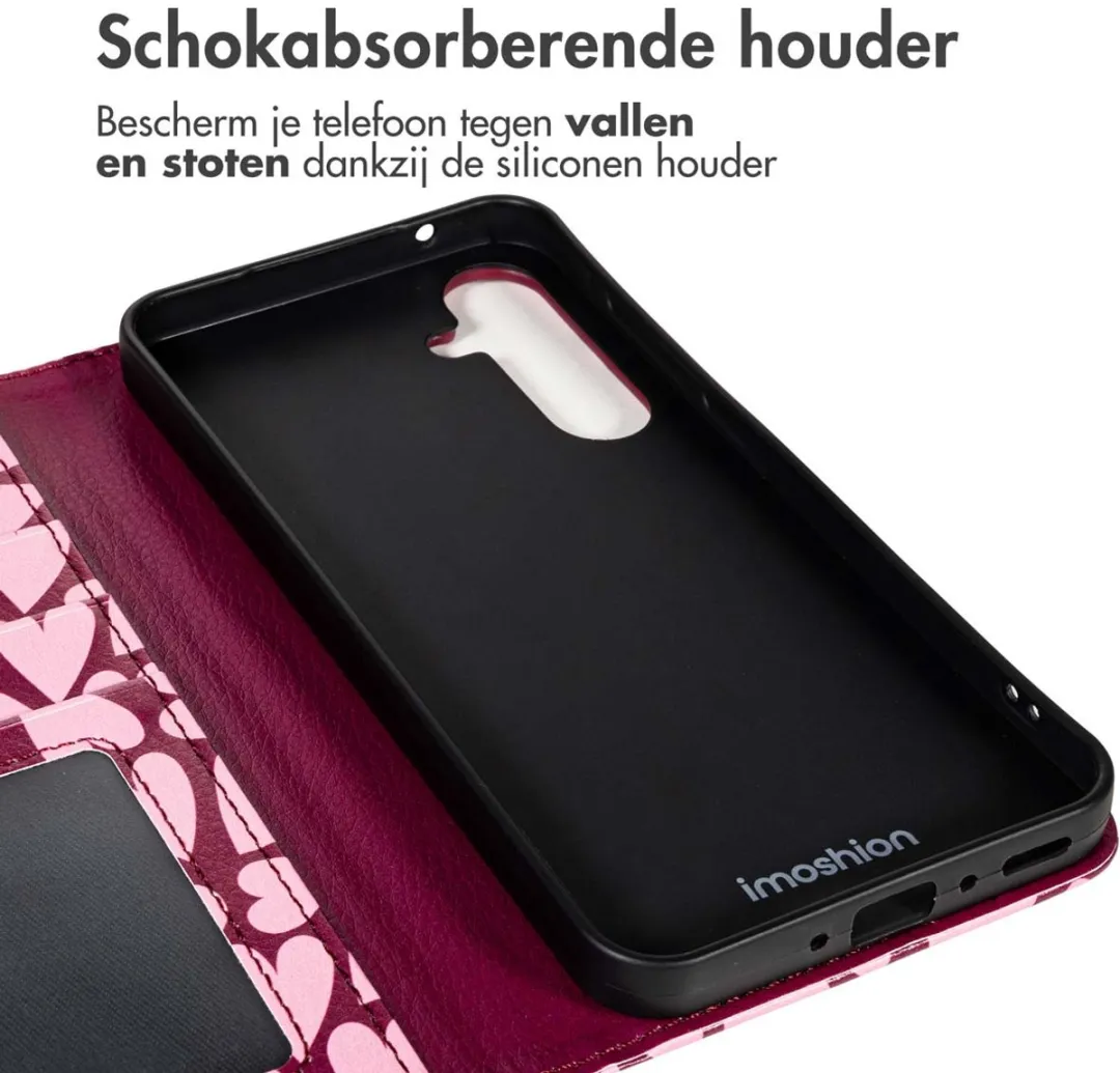 Imoshion Galaxy A16 Hoesje - 3 Pasjes - Hearty Blush